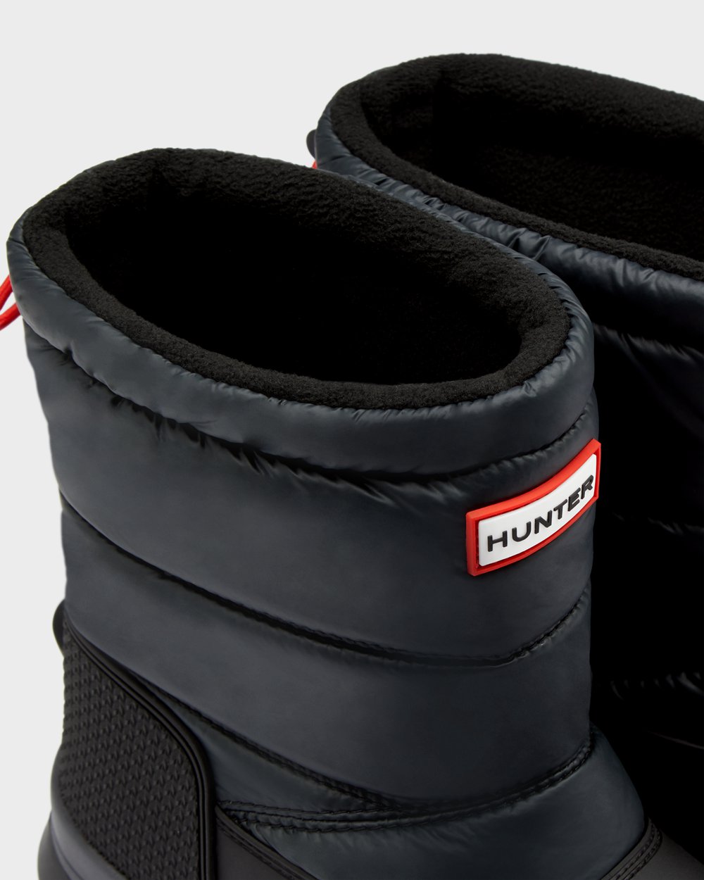 Botas De Neve Hunter Feminina Pretas - Original Insulated Short - 19XEYTKMQ